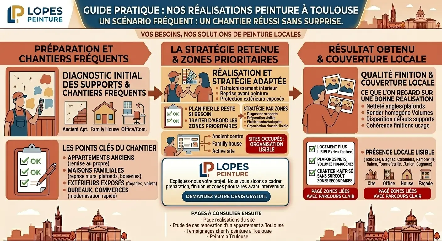 Nos realisations peinture a Toulouse et autour
