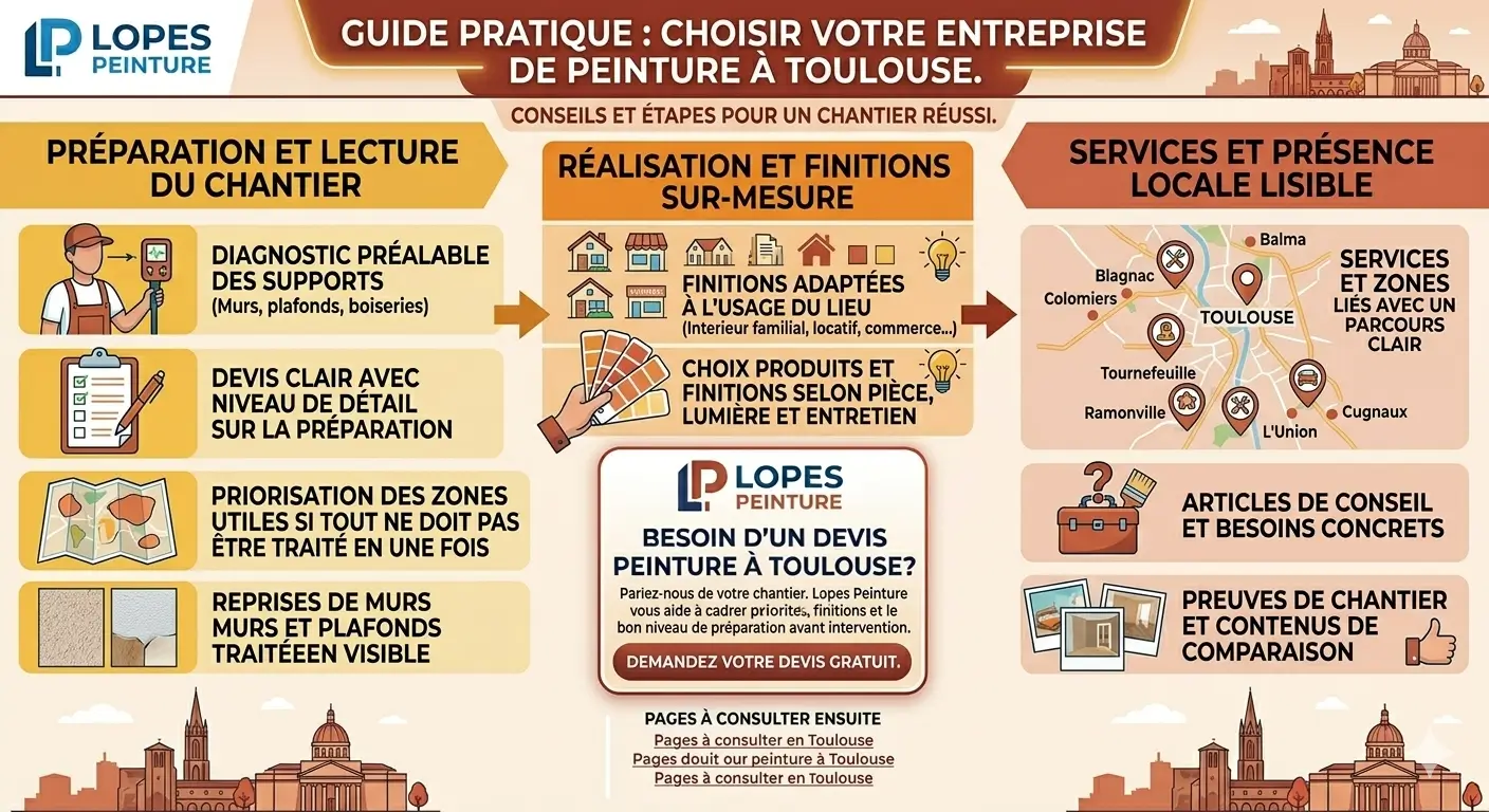 Pourquoi choisir Lopes Peinture pour vos travaux a Toulouse ?