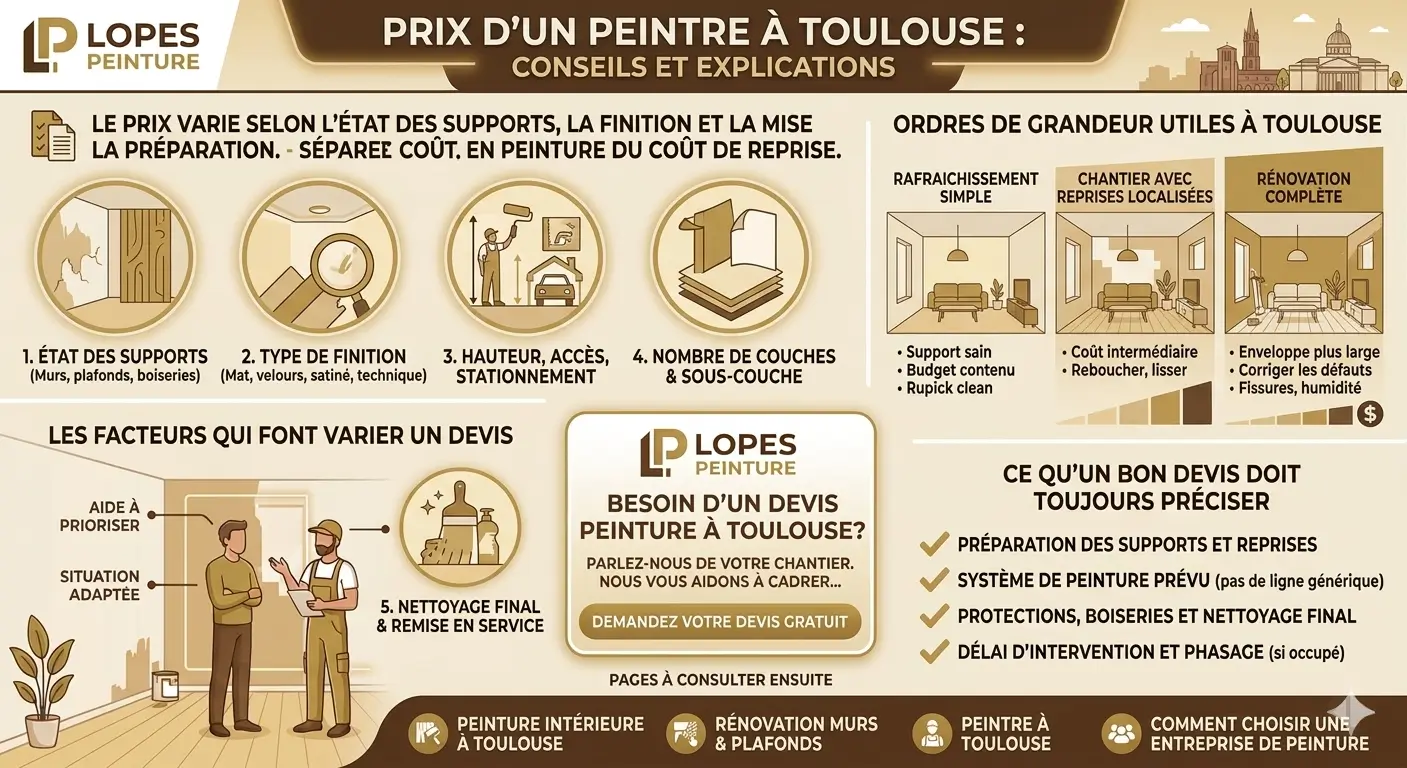 Quel est le prix d'un peintre a Toulouse ?